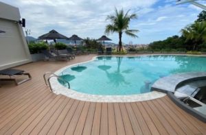 UltraShield Naturale Cortes 8' Deck Boards - recommended for around the pool and patio decks